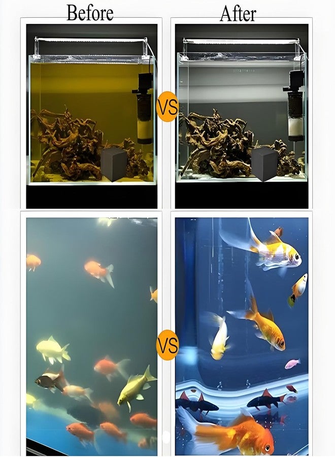 ZHIVEZEN Aquarium Filter Cube with Activated Carbon - 2 Pack Reusable 2" Filter Media for Betta Fish Bowls, Nano Tanks & Small Aquariums, Improves Water Quality & Clarity - Image 4